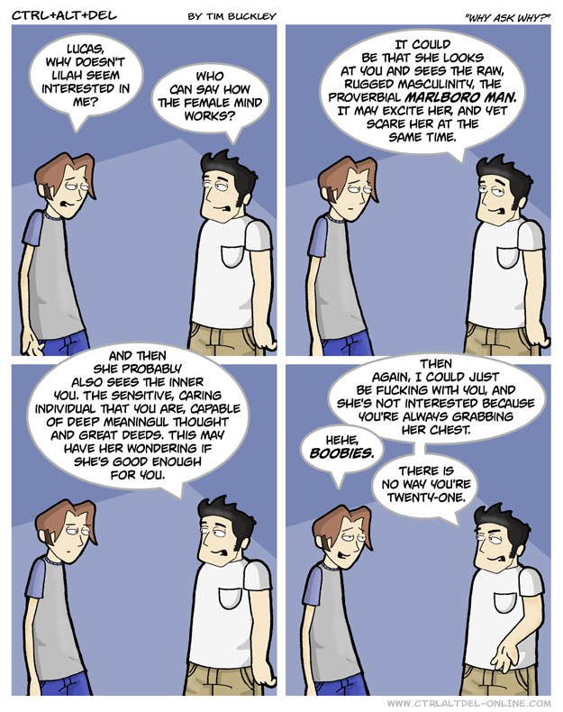 Why ask why? - Ctrl+Alt+Del Comic Ctrl+Alt+Del