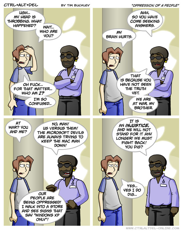 Oppression of a people - Ctrl+Alt+Del Comic Ctrl+Alt+Del