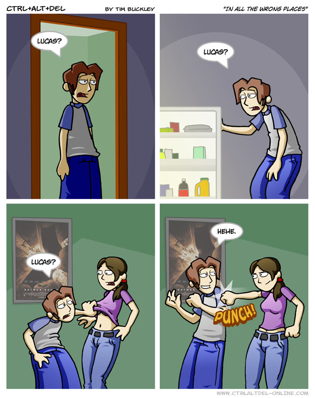 In all the wrong places