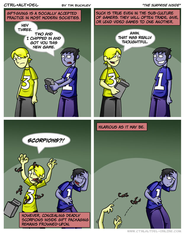 The surprise inside - Ctrl+Alt+Del Comic Ctrl+Alt+Del