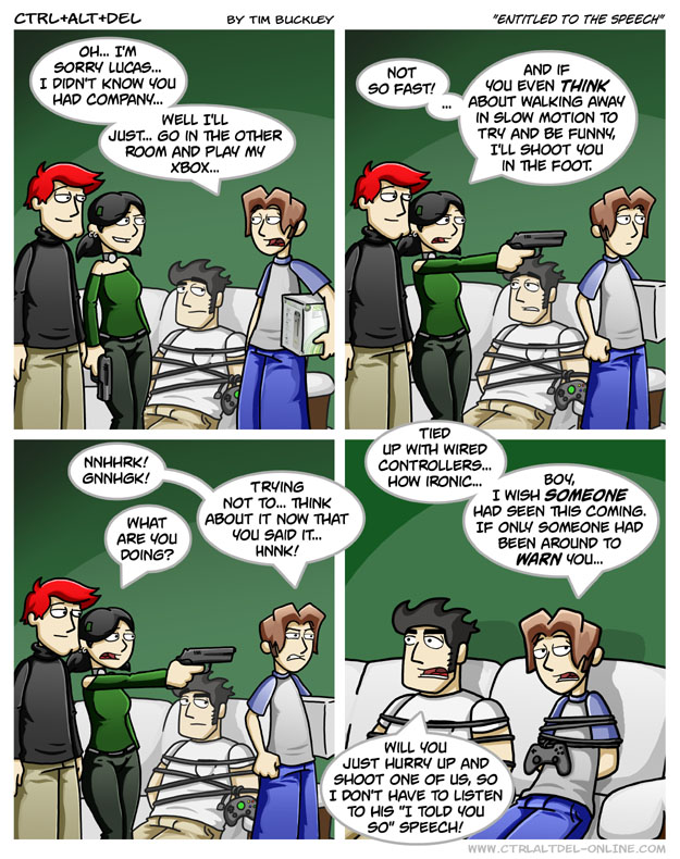 Entitled to the speech