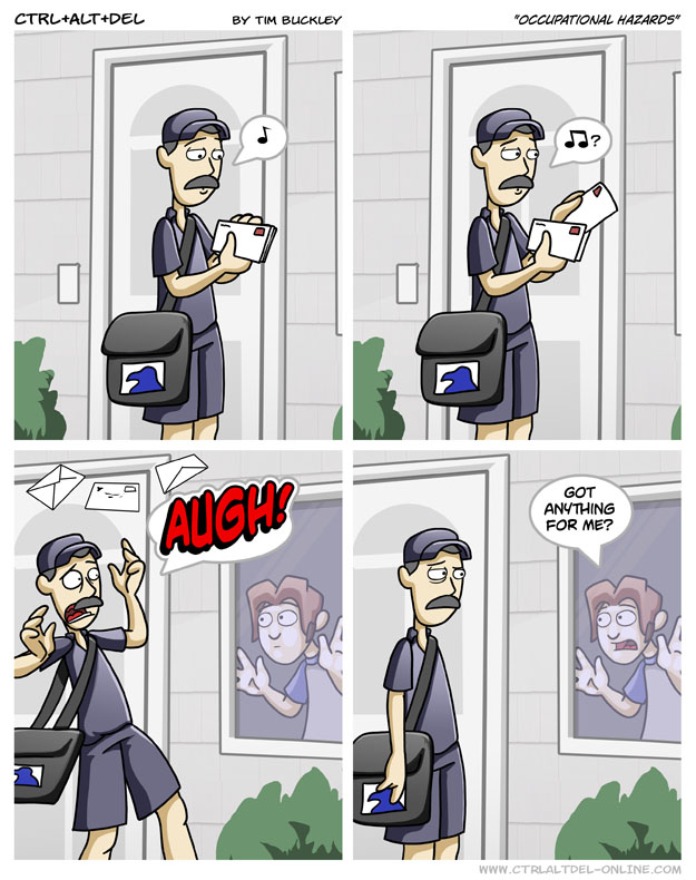 Occupational hazards - Ctrl+Alt+Del Comic Ctrl+Alt+Del