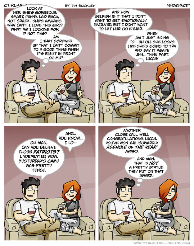 Avoidance - Ctrl+Alt+Del Comic Ctrl+Alt+Del