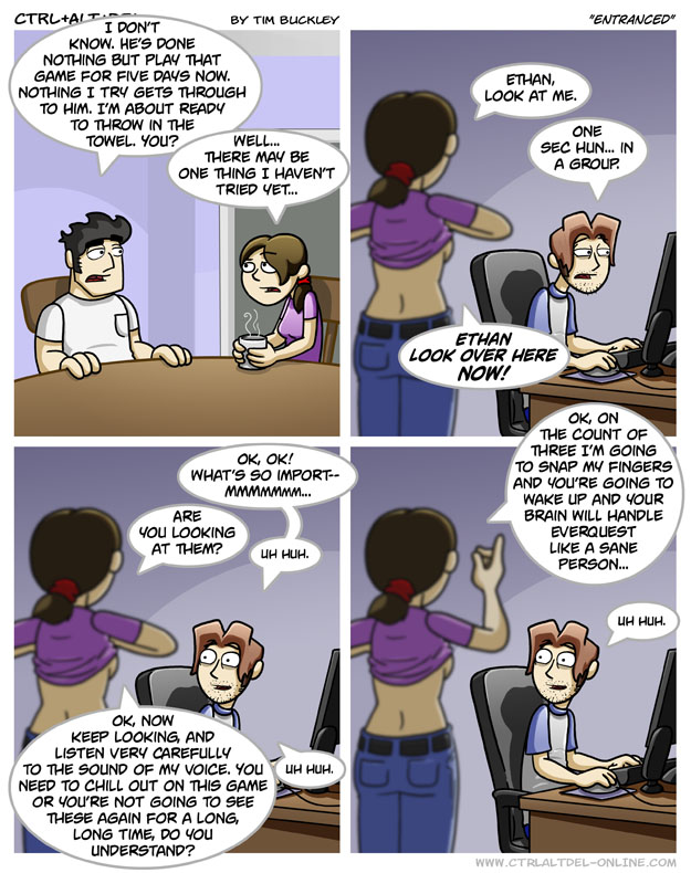 Entranced Ctrl+Alt+Del Comic Ctrl+Alt+Del