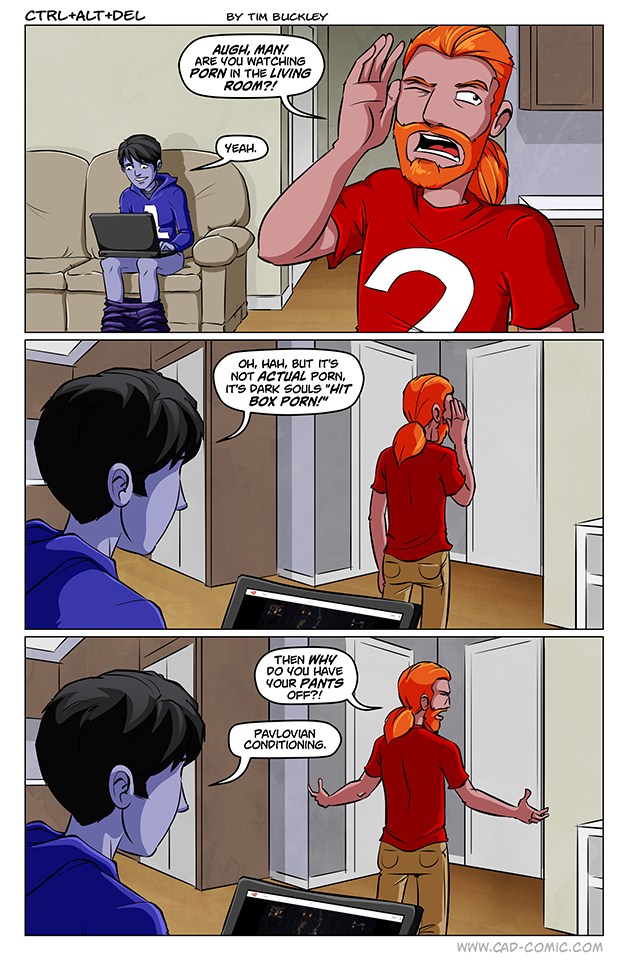 Burn the couch - Ctrl+Alt+Del Comic Ctrl+Alt+Del