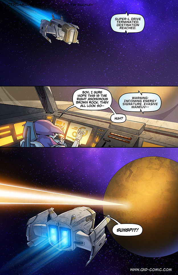 The Starcaster Chronicles, 10.01 - Ctrl+Alt+Del Comic Ctrl+Alt+Del